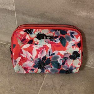3/$12 Nicole Miller Double Zip Cosmetic Pouch EUC